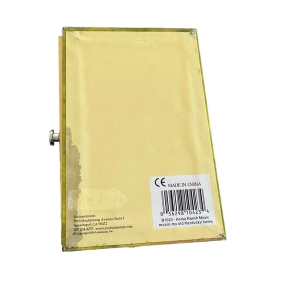 Horse Ranch Music Jewelry Box by Enchantments 2005 My Old Kentucky Home - Picture 5 of 6